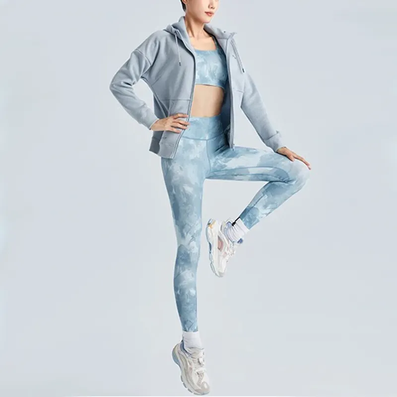 LINING Fitness Series Sweatshirts Women's Mist Blue-4