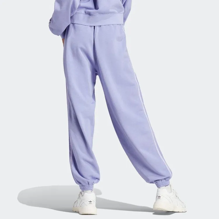 Adidas Originals Knitted Sweatpants Women's Light Purple-2