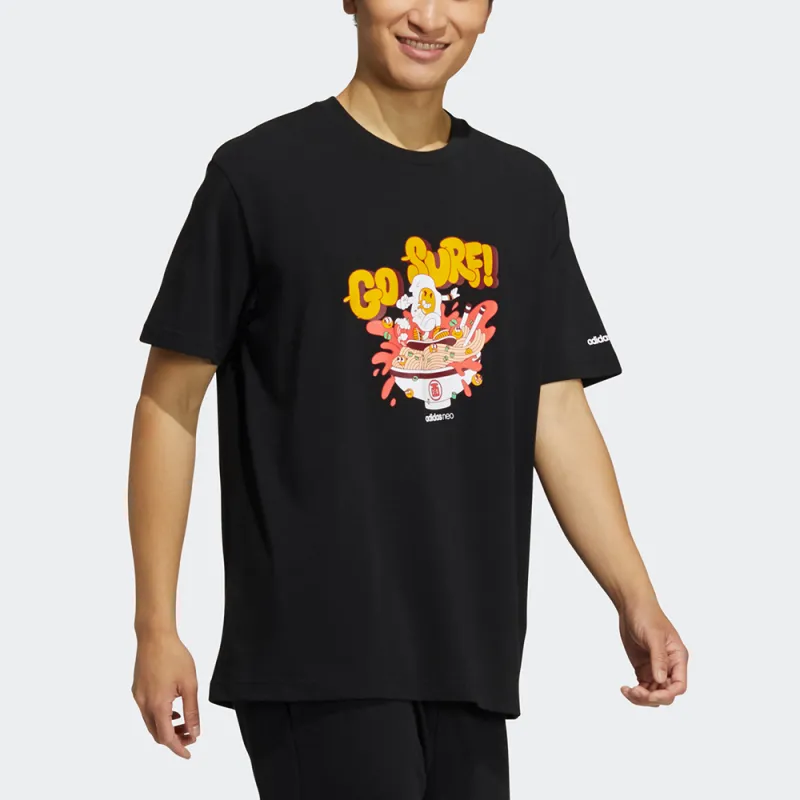 Adidas Neo T-Shirts Men Black-3