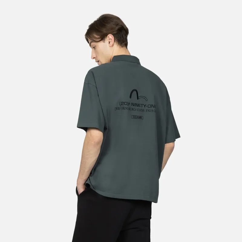 EVISU Polo Shirts Men Dark Gray-3