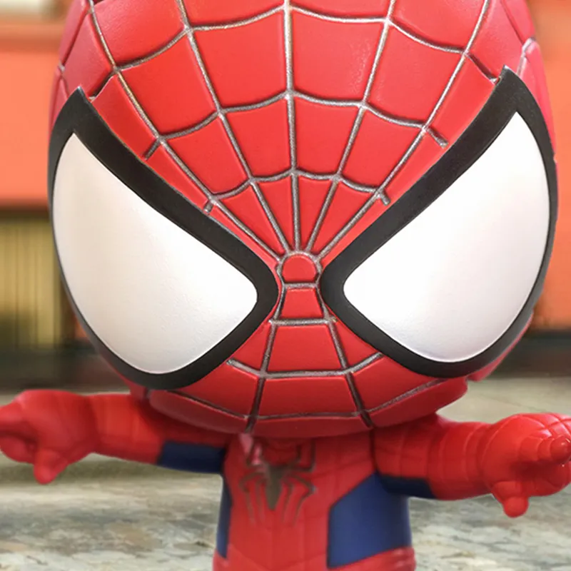Hot Toys Spider Man Hero Without Return Set Of 3 Chibi Figures 8cm-3