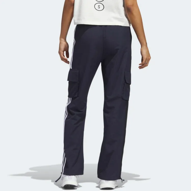 Adidas Knitted Sweatpants Women's Navy Blue-2