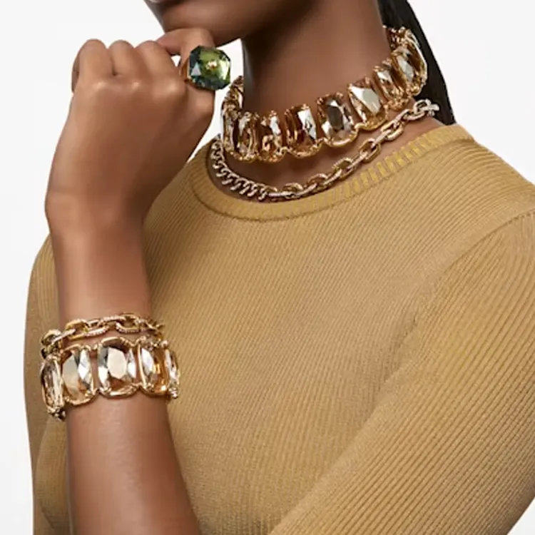 Swarovski Dextera Bracelets Women's Gold-2