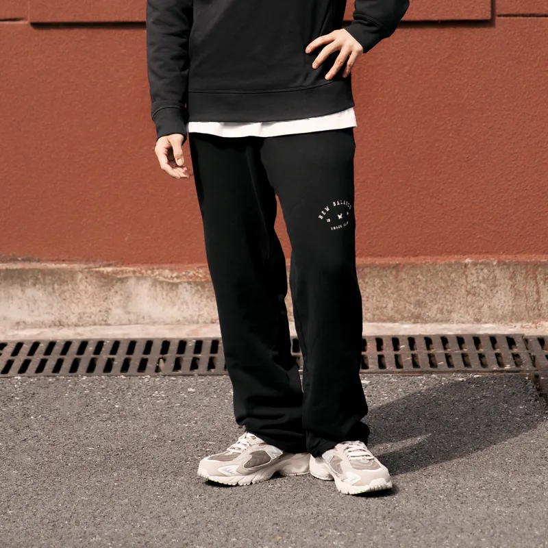 New Balance Knitted Sweatpants Men Black-8