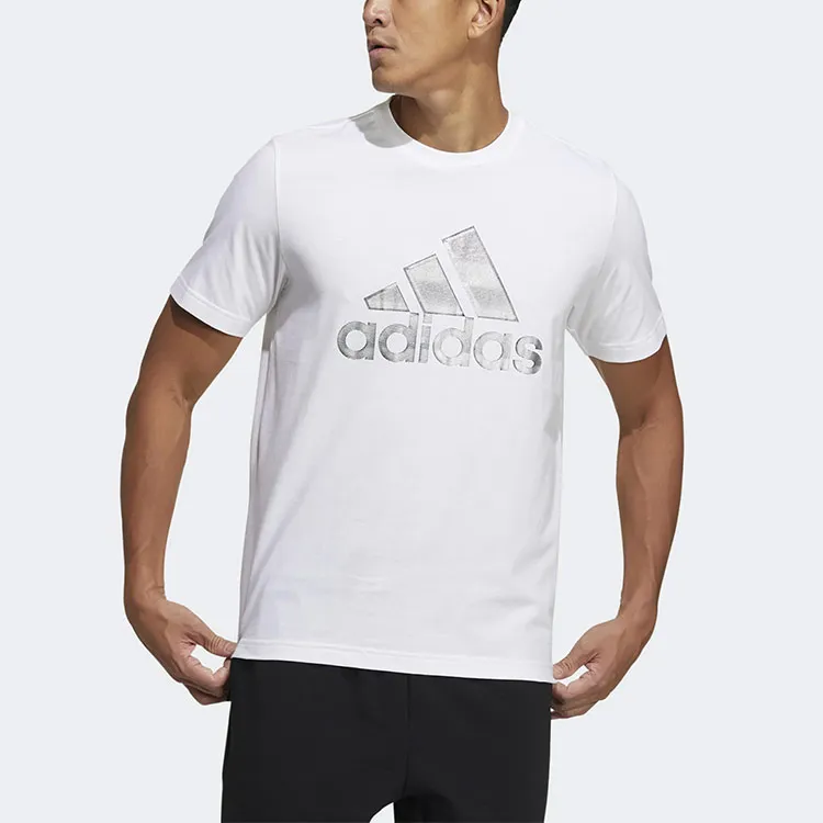 Adidas T Shirts Men White-1