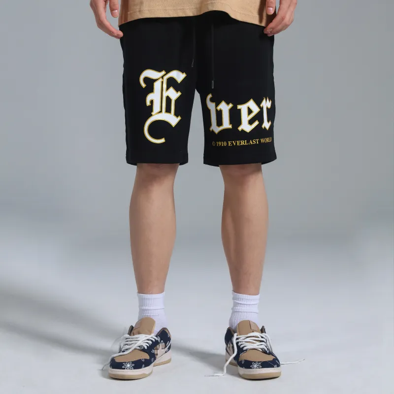 Everlast Loose Fit Shorts Unisex Pure Black-2