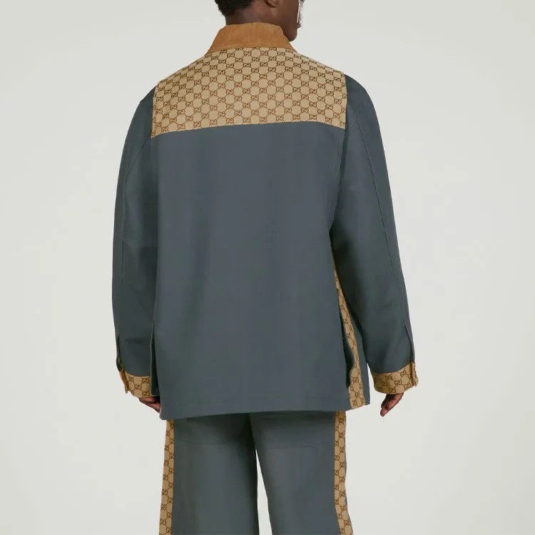 GUCCI Monorammed Corduroy Overshirt-4