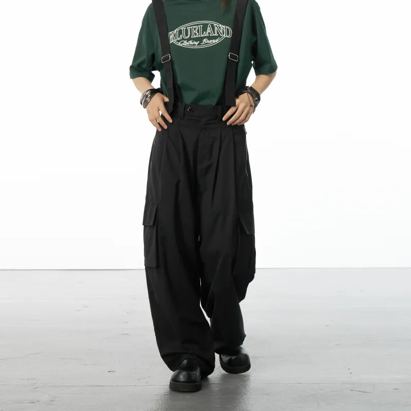 BLUELANDINC Overalls Women's Black-2