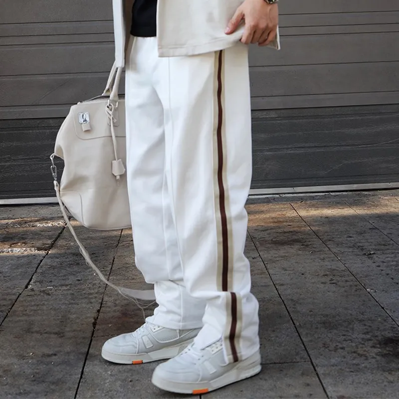 M26D Casual Pants Unisex White-3