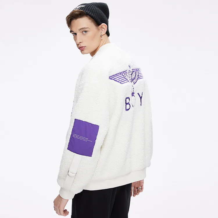 Boy London Loose Fit Jacket Unisex White-3