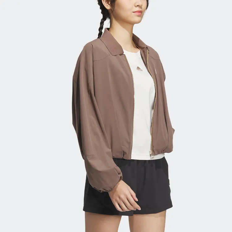 Adidas Jackets Women's Stratum Dark Earthy Brown-2