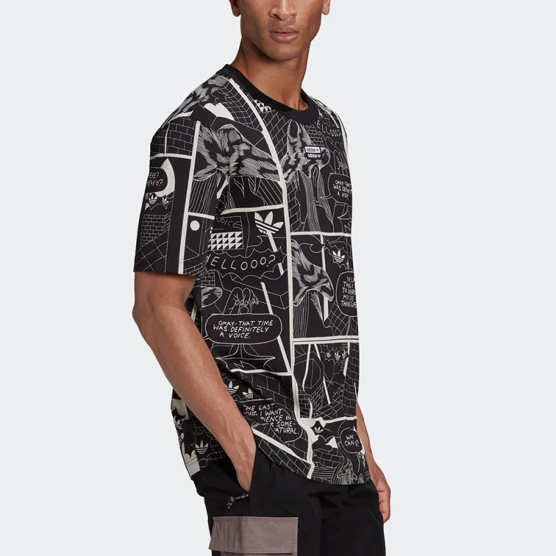 Adidas Originals T Shirt Men's Black-4