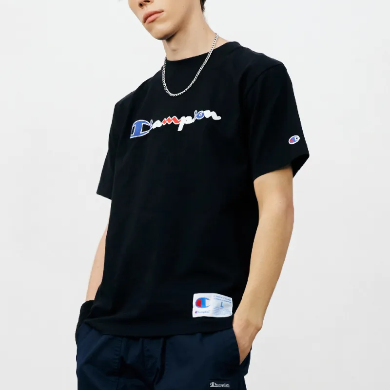 Champion SS22 Crew Neck Fitted Straight Short Sleeved T Shirt Japan Version Unisex-9