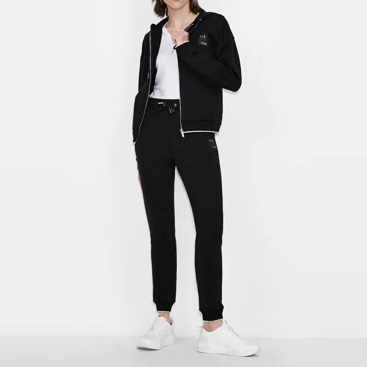 ARMANI EXCHANGE Knitted Sweatpants Unisex Black-3