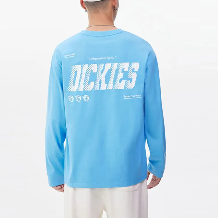 Dickies T Shirts Men Celestial Blue-2