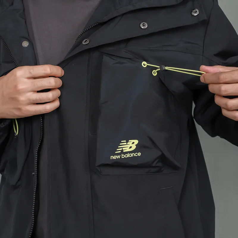 New Balance Jackets Men Black-5