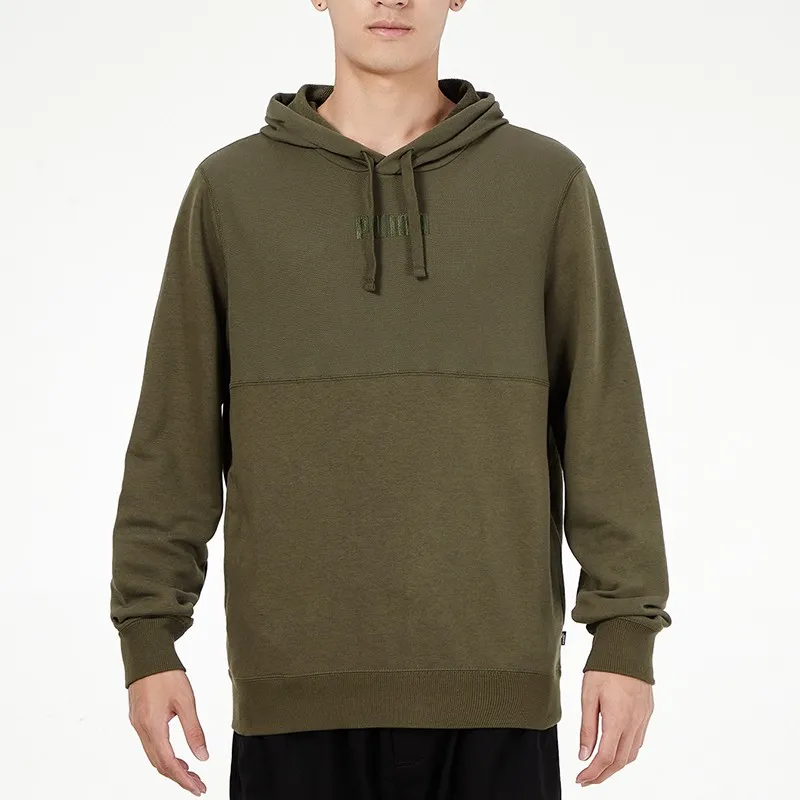 PUMA Sweatshirts Men Army Green-2