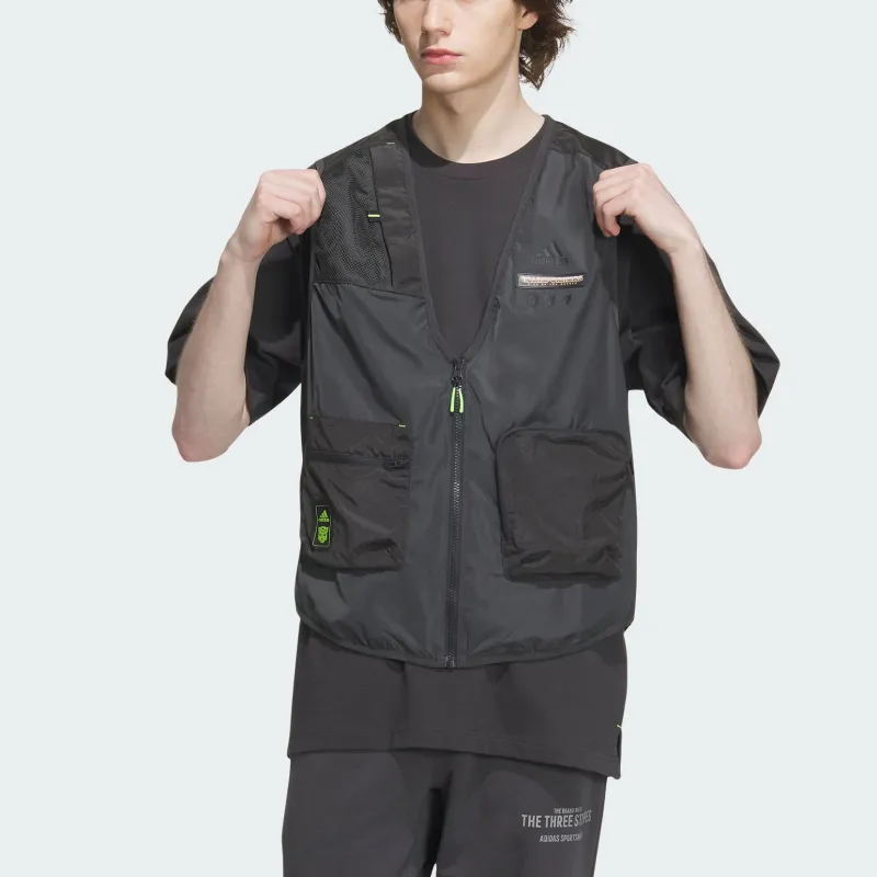 Adidas Vests Men Carbon Black-1