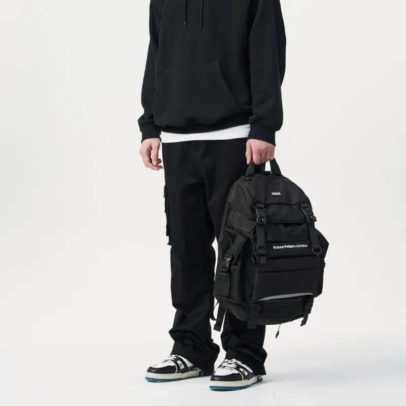 FPA Polyester Backpack Unisex Black-3