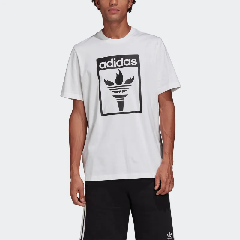 Adidas Originals OLYMPICS T Shirts Men White-3