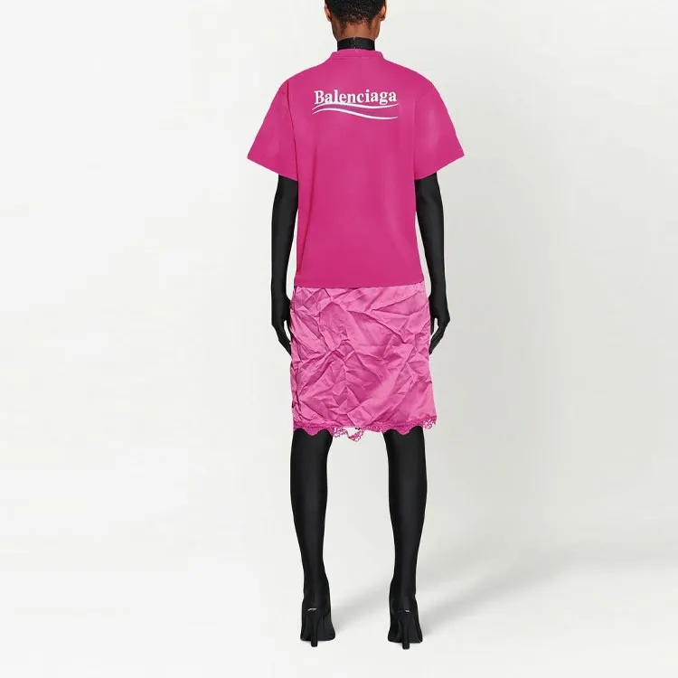 Balenciaga SS23 Short-Sleeved Dresses Women's Pink-2