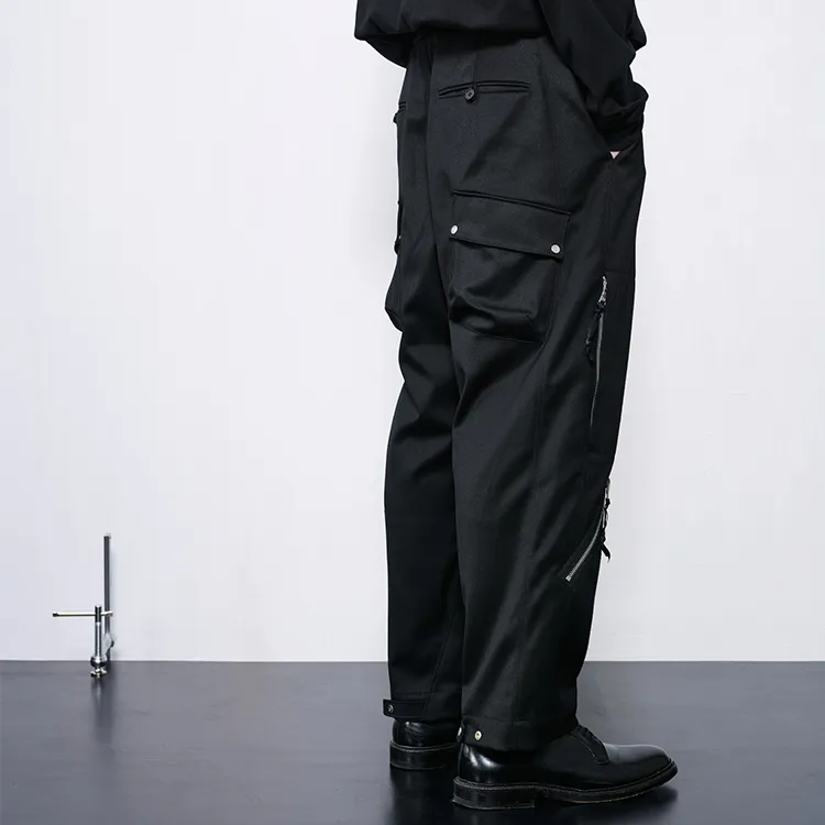 ATTEMPT Casual Pants Unisex Black-3