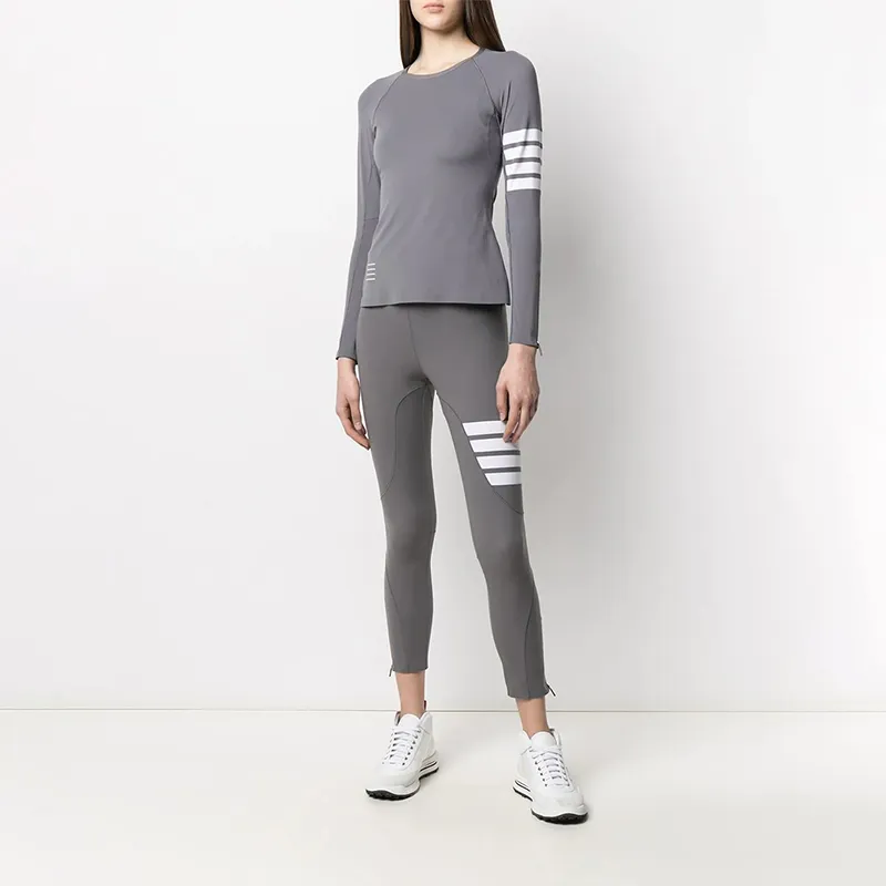 THOM BROWNE 4 Bar Compression Leggings-3