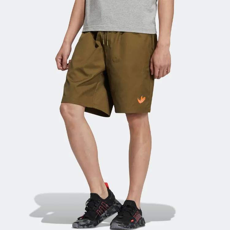 Adidas Originals Casual Shorts Men's Camel-3