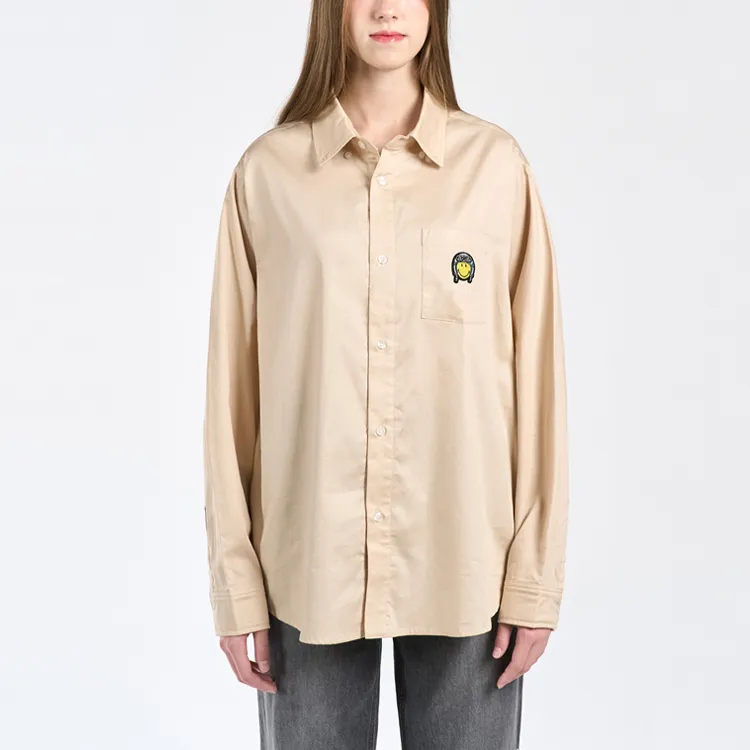 Acme De La Vie/ADLV x Smiley Shirt Unisex Beige-4