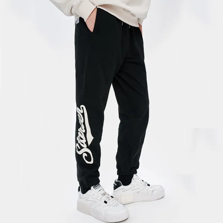 STARTER Knitted Sweatpants Unisex Black-3