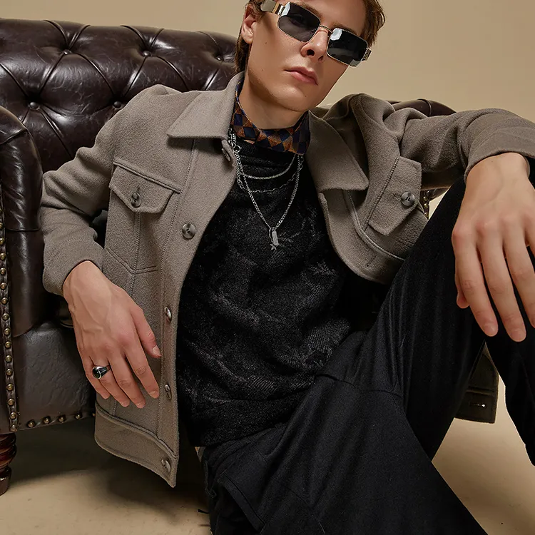 DAVID NAMAN Sweaters Men Black-3