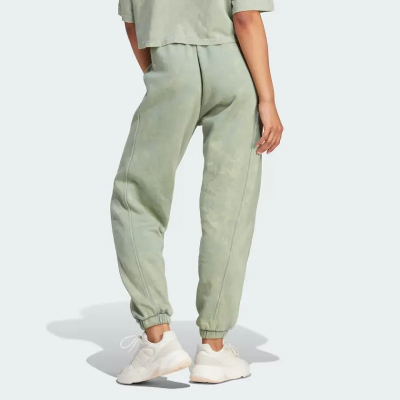 Adidas Knitted Sweatpants Women's Silver Green-2
