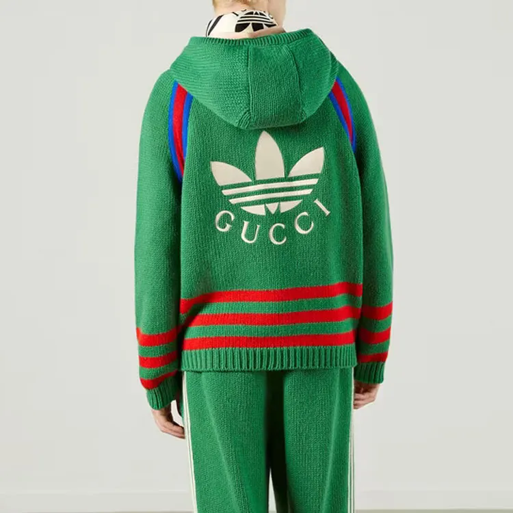 GUCCI x Adidas Neo Sweater Men's Green-3