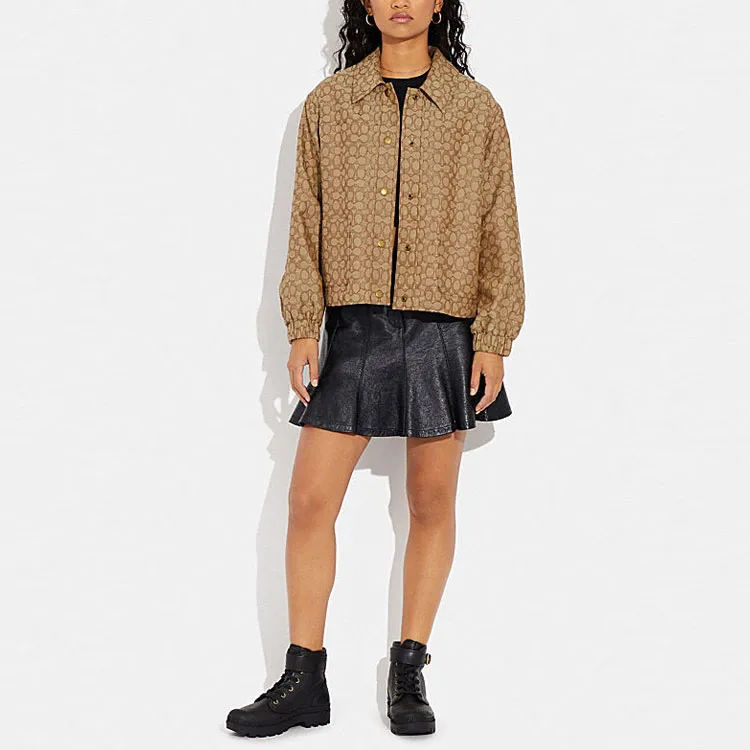 COACH SS23 Jackets & Coats Women's Khaki-2