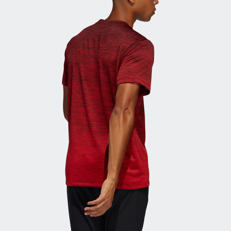 Adidas Set-in Sleeve T-Shirt Men's Burgundy-3