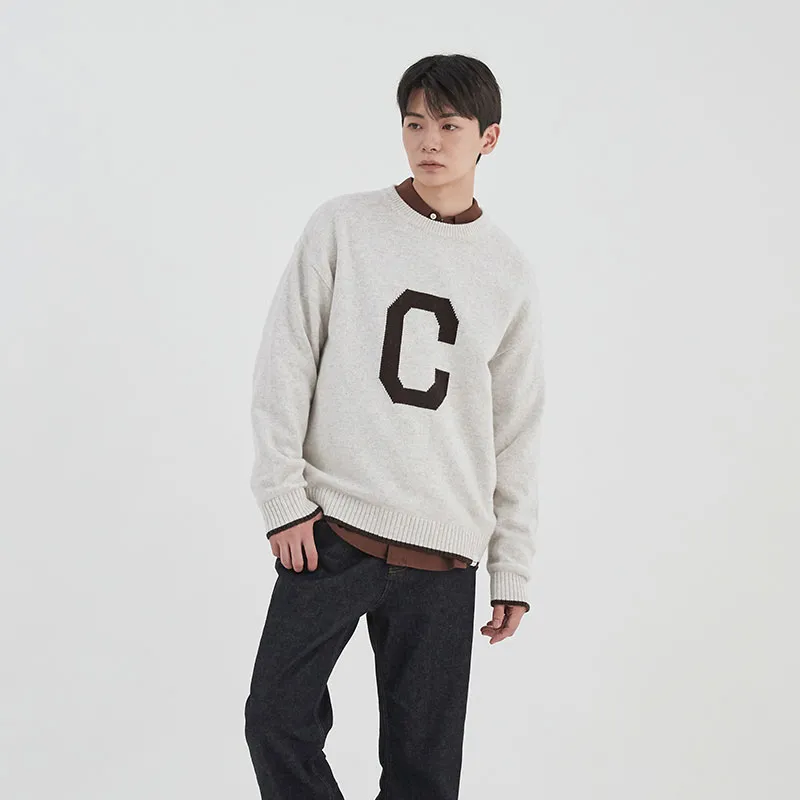 COVERNAT FW22 Sweater Unisex Oat-2