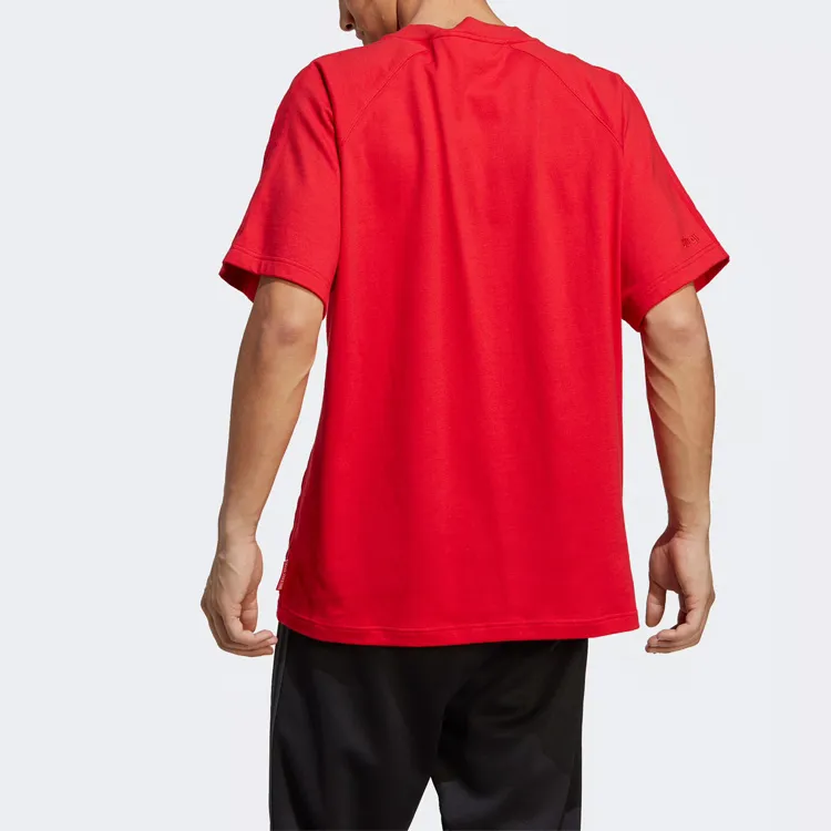 Adidas Originals Essential T Shirts Men Red-2