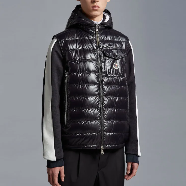 Moncler Logo patch Padded Down Gilet-3