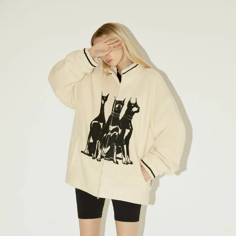 Black V-Emblem Sweater