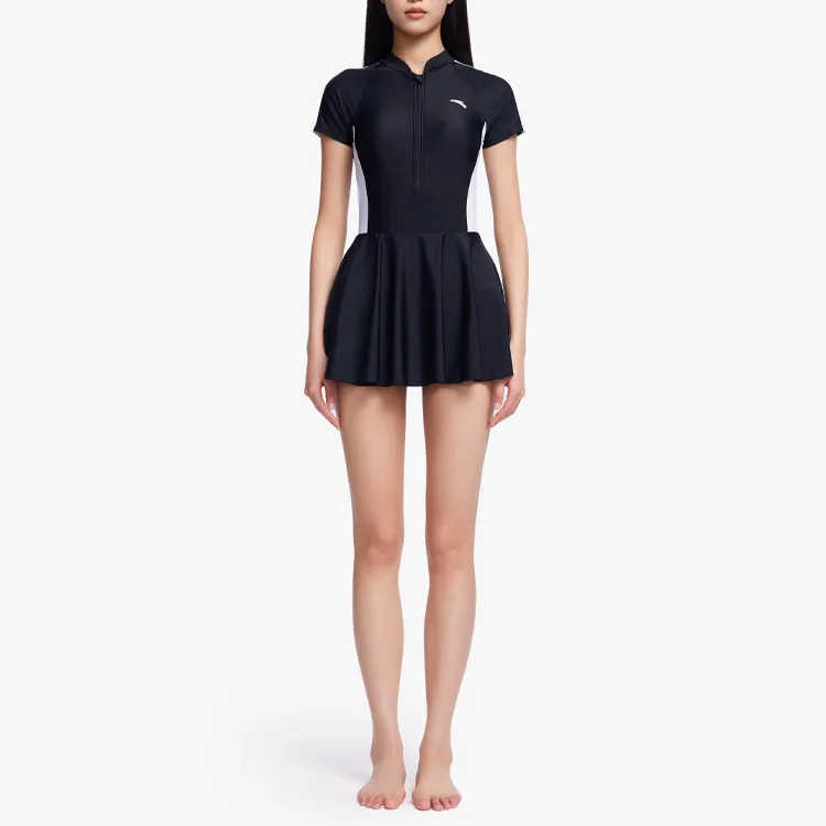 Anta One-piece Swimsuit Women's Black-2
