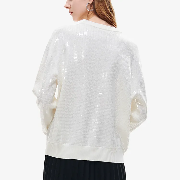 FILA Sweater Women's Beige/Ecru-4