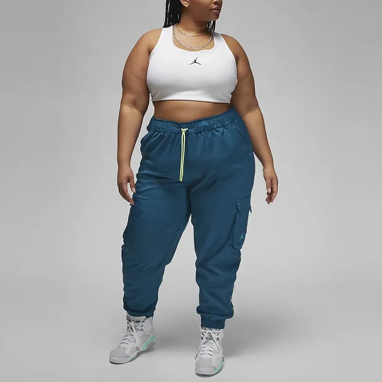 Jordan Sport Casual Pants Women's Peacock Green-2