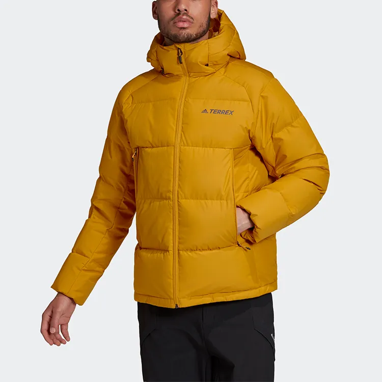 Adidas Xplr Puff Dwn J Down Jacket Winter Men's Jade White-2