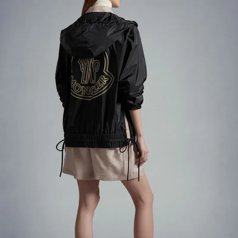 Moncler Logo Printed Hooded Jacket-2