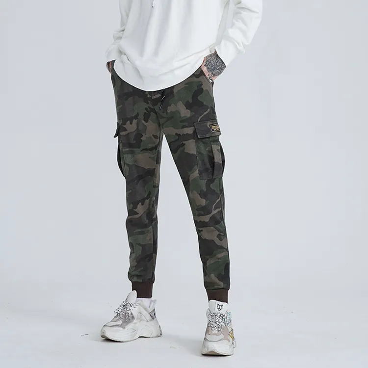 MIRACLE KILL Jogger Casual Pants Unisex Army Green Camouflage-11