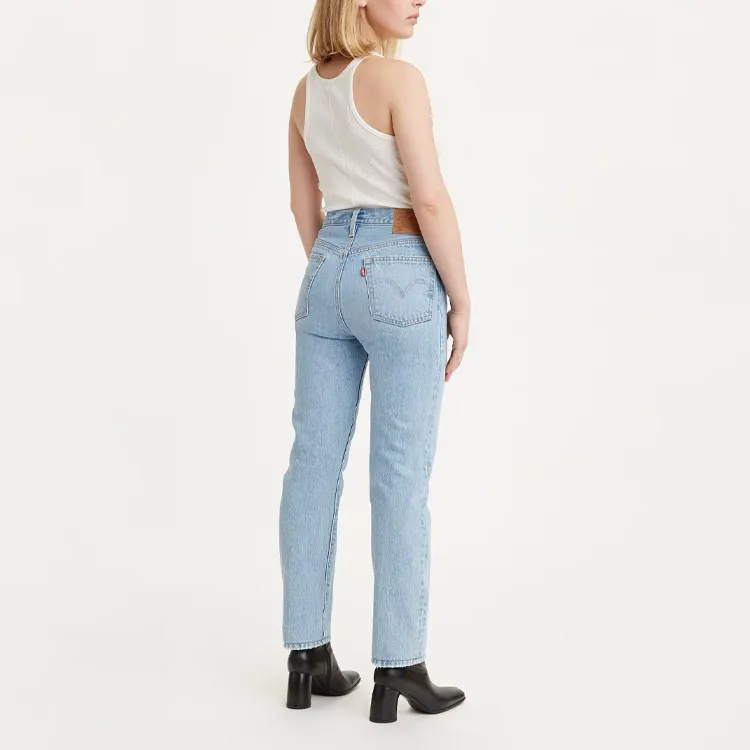 Levis Jeans Women's White Blue-3