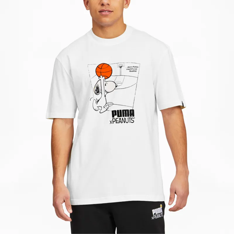 PUMA x Peanuts T Shirt Men's White-3