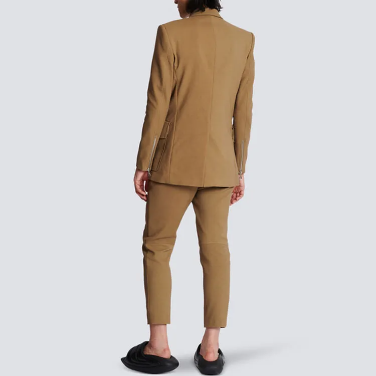 BALMAIN Jackets Men Dark Beige-4