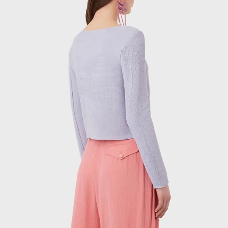 EMPORIO ARMANI Barré Jersey Zip up Jacket-2