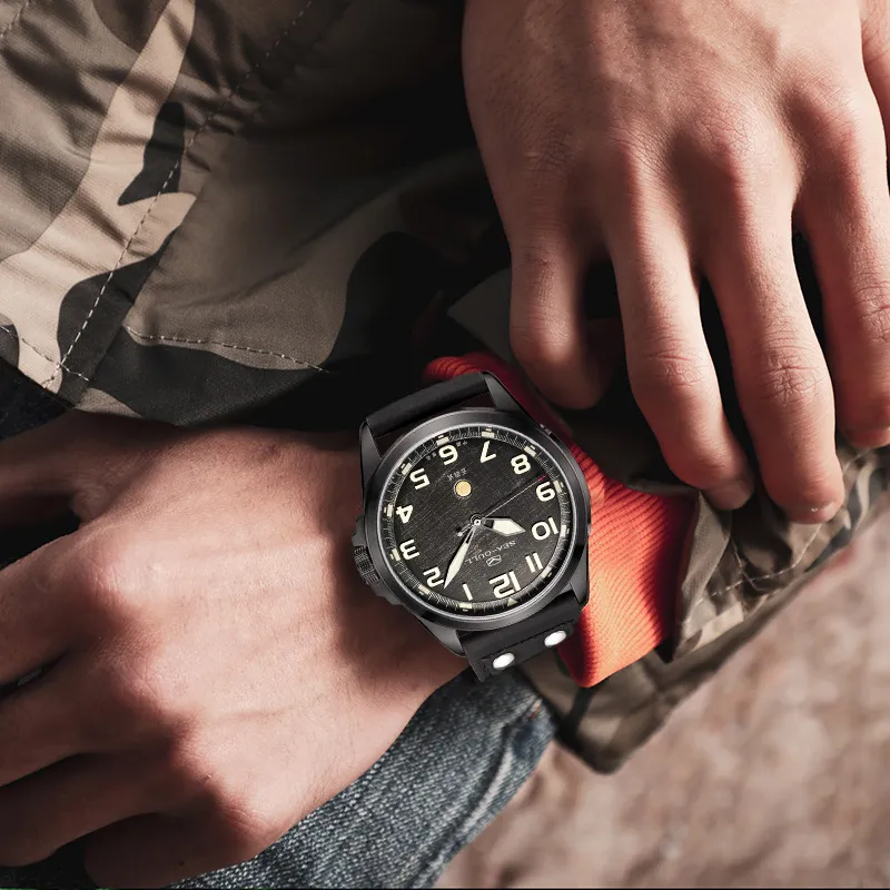 Sea Gull Men Military Watch Watch-1